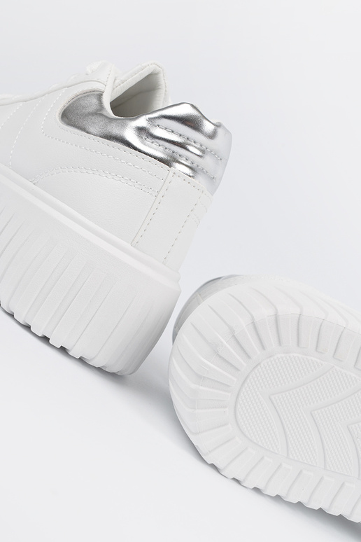 Witte kleur sportieve schoenen met...