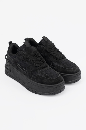 Zwarte dames sneakers met... 2