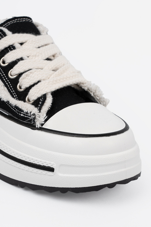 Zwarte kleur klassieke dames sneakers...