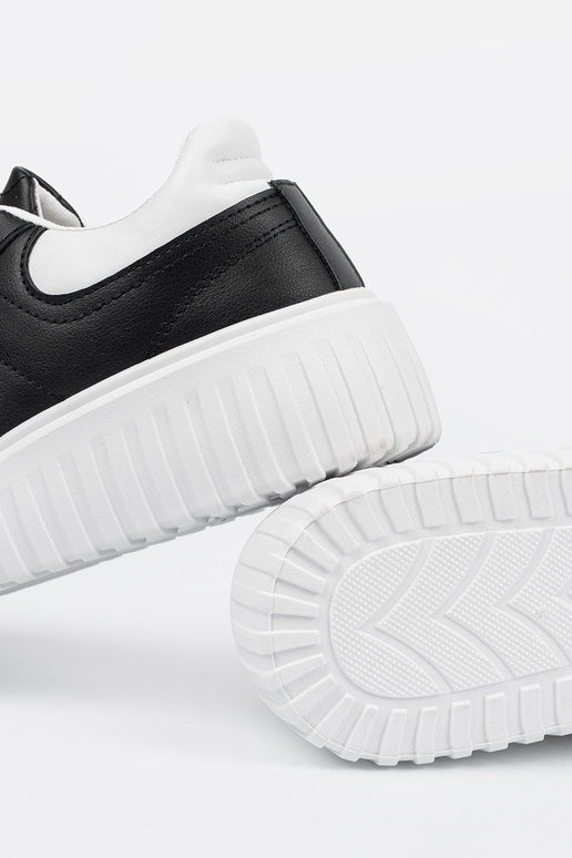 Zwarte dames sportieve schoenen met...