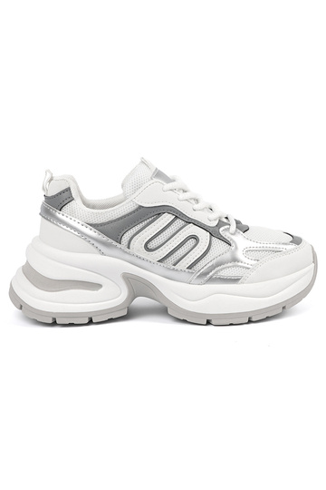 Weiße Damen Sportschuhe im...