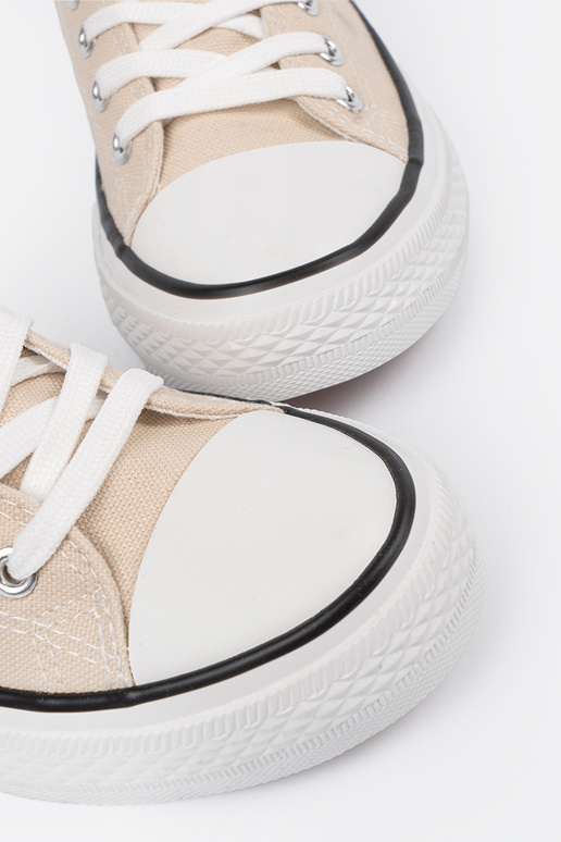 Heldere zandkleur dames schoenen in...