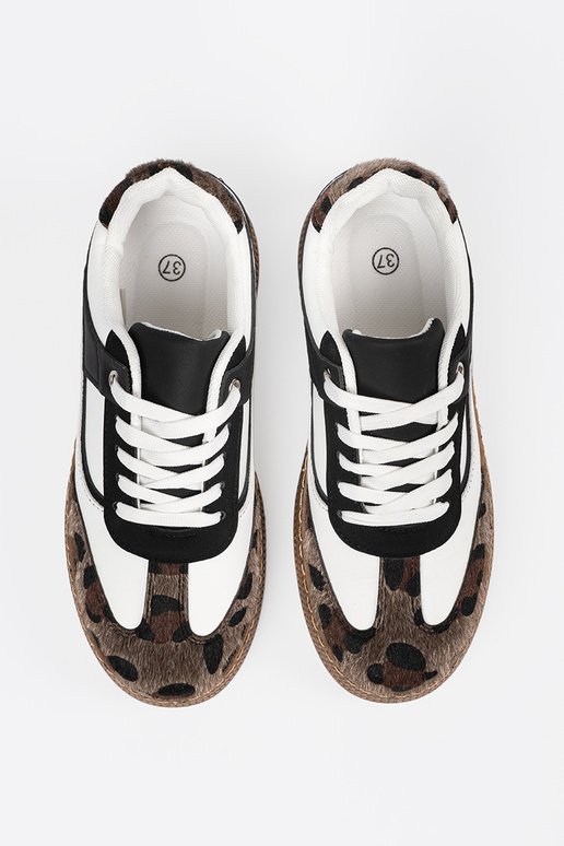 Zwart-witte schoenen in sportstijl...