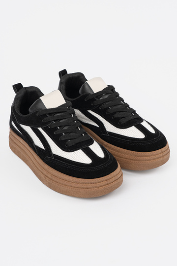 Zwarte dames sneakers met... 2