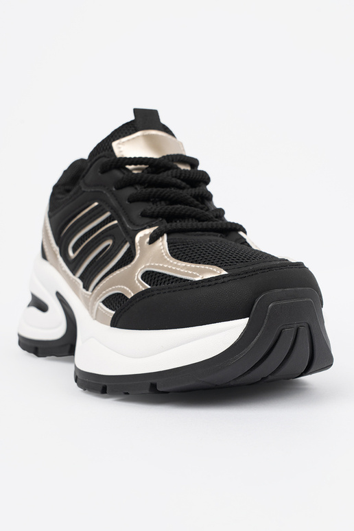 Schwarze Damen Sportschuhe im...