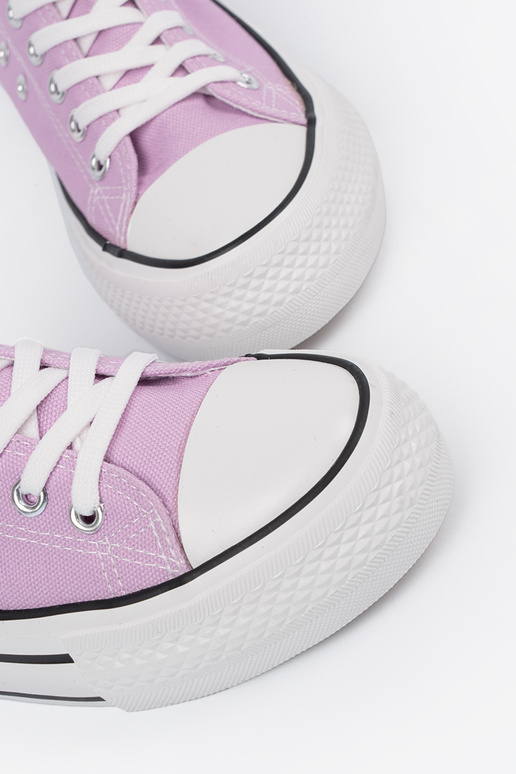 Rosa Damen Schuhe mit Plateausohle