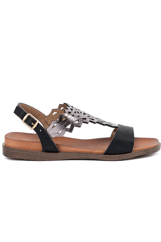 Bruine platte sandalen, Sergio Leone