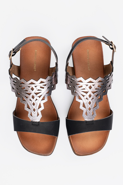 Sandales plates marron, Sergio Leone