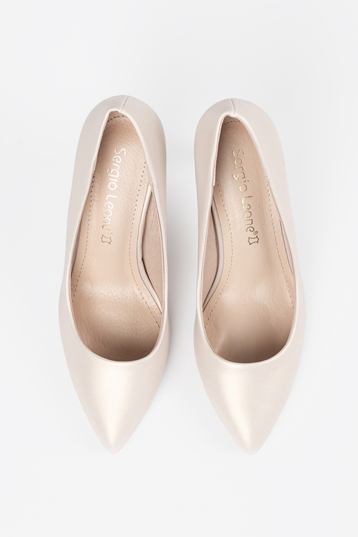 Escarpins classiques couleur sable vif