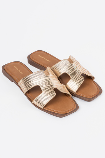 Gouden slippers met... 2