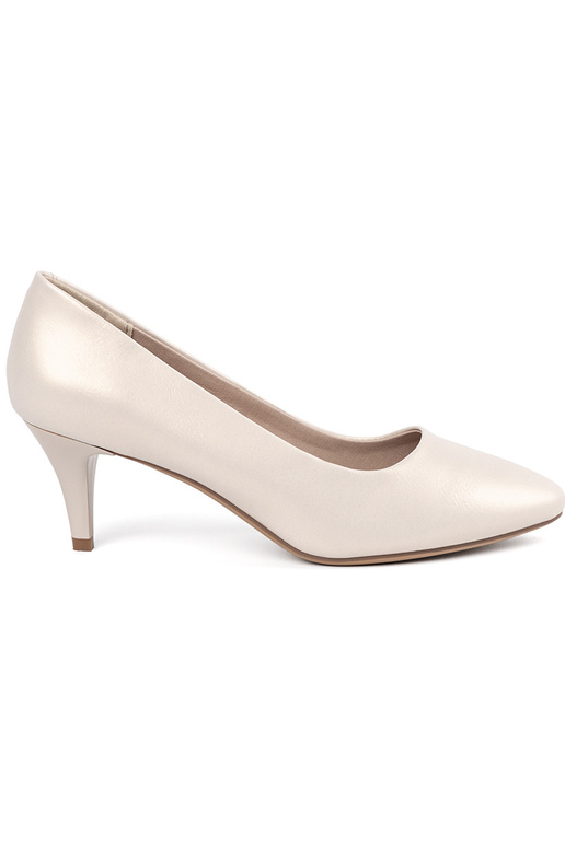 Elfenbeinfarbene High Heels, Sergio...