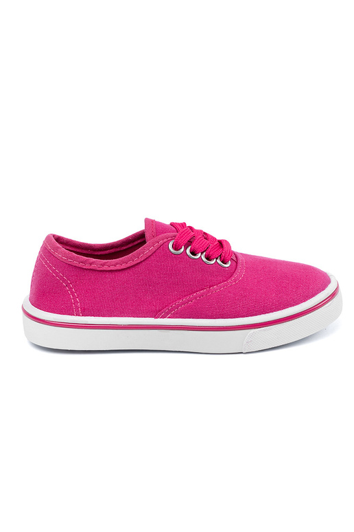 Roze kinderschoenen met een witte zool Roze kinderschoenen met een witte zool