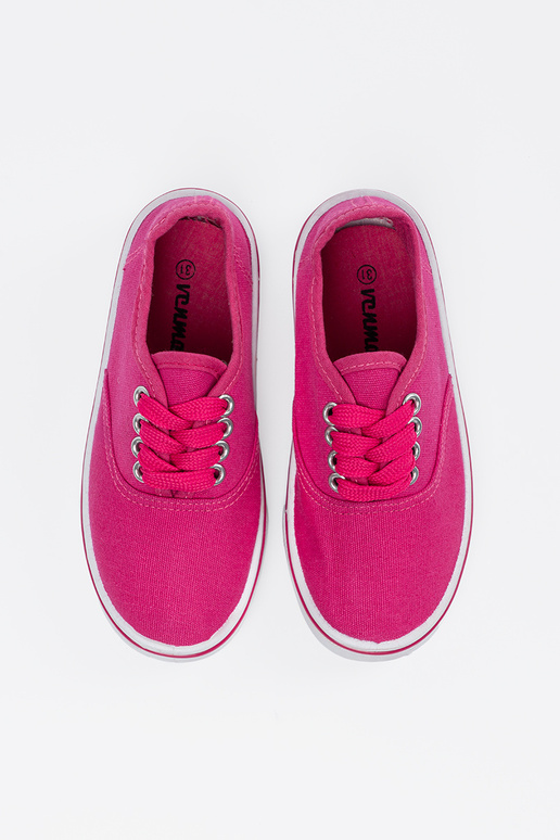 Roze kinderschoenen met een witte zool Roze kinderschoenen met een witte zool