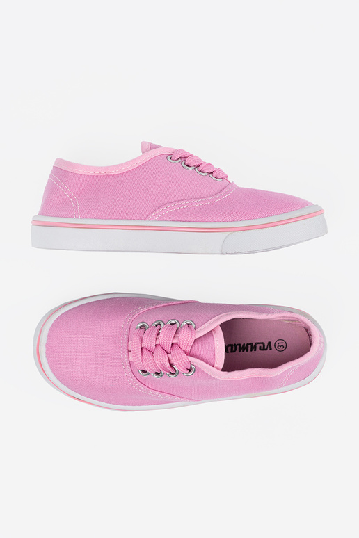 Heldere roze kinderschoenen voor... Heldere roze kinderschoenen voor...