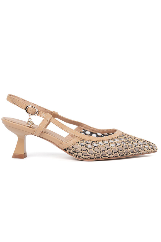 Absatzschuhe mit Lochmuster auf...