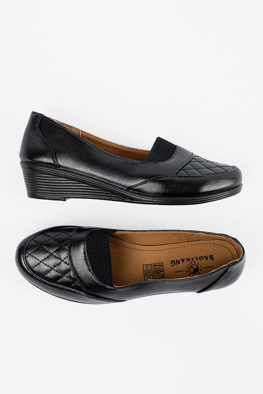 Klassische schwarze Damen Slipper Klassische schwarze Damen Slipper