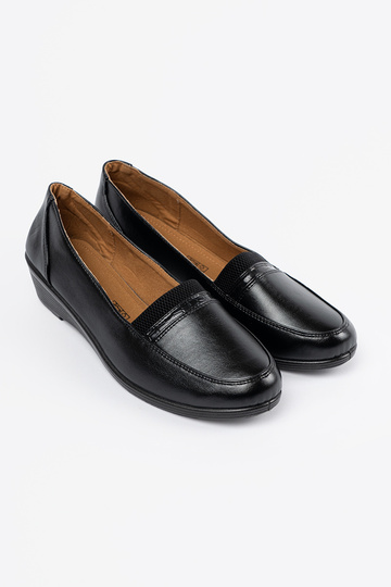 Schwarze klassische Slipper... 2