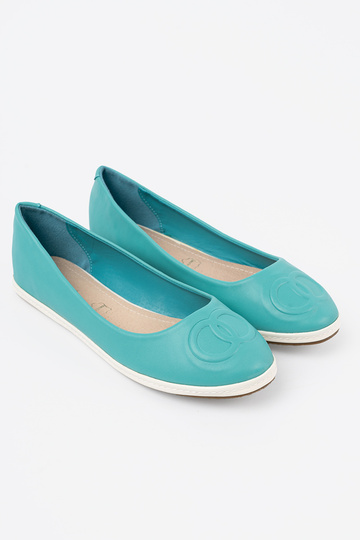 Blaue Damen-Ballerinas 2