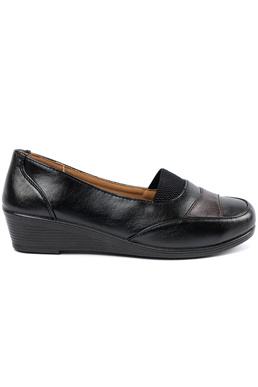 Schwarze klassische Damen Slipper