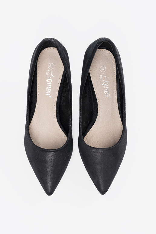 Escarpins en daim noirs