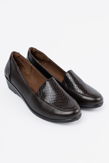 Mocassins bruns à plateforme 2