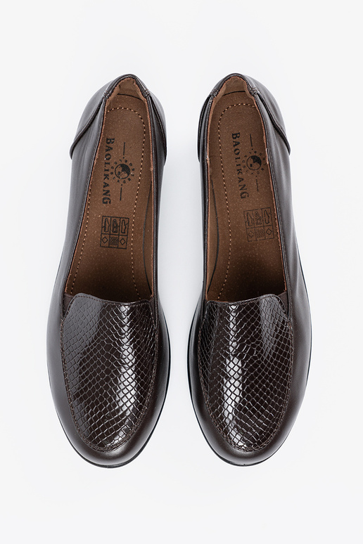 Mocassins bruns à plateforme