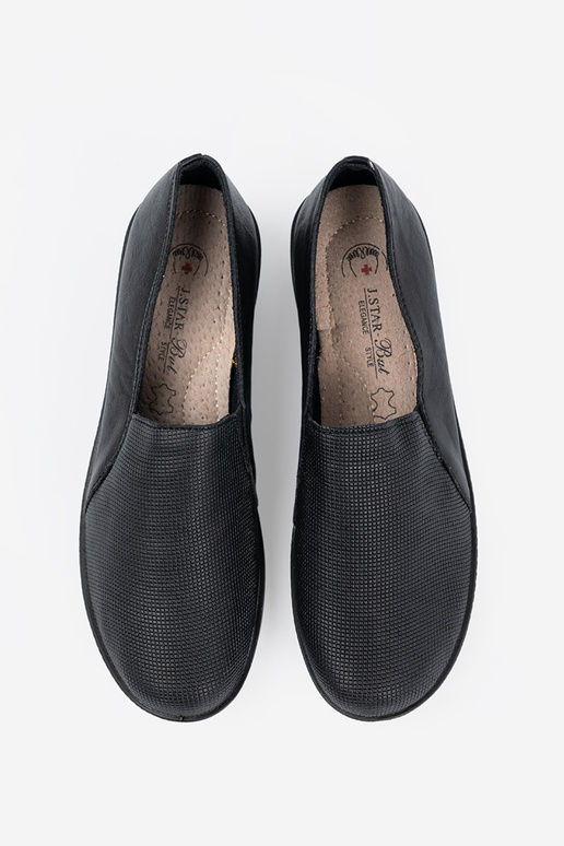 Zwarte dames halfhoge schoenen met... Zwarte dames halfhoge schoenen met...