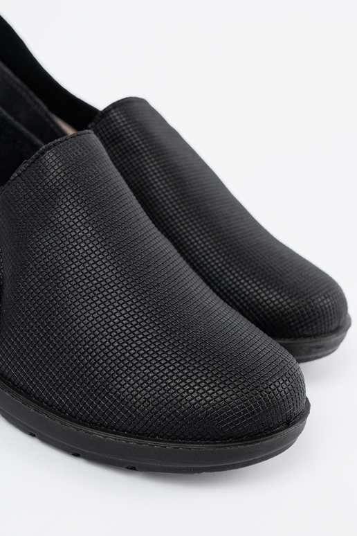 Zwarte dames halfhoge schoenen met... Zwarte dames halfhoge schoenen met...