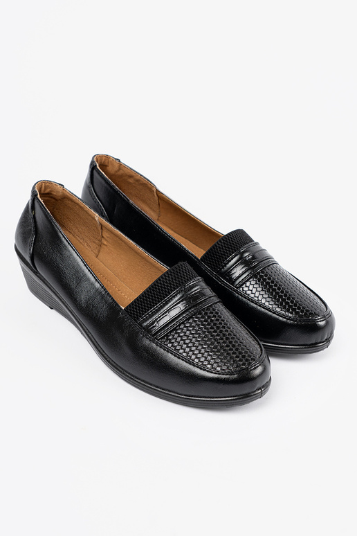 Bottines noires sur plateforme