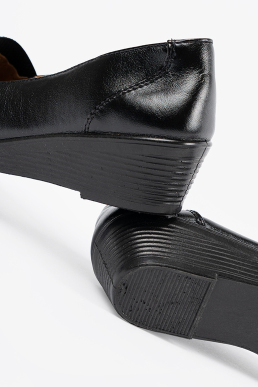 Bottines noires sur plateforme