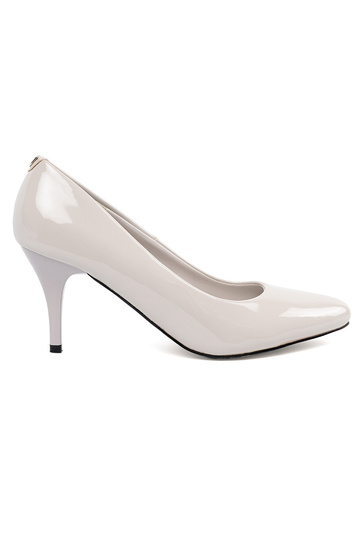 Graue High Heels