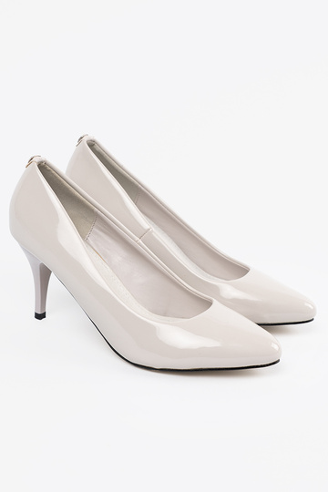 Graue High Heels 2