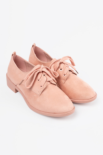 Helle rosa Halbschuhe 2