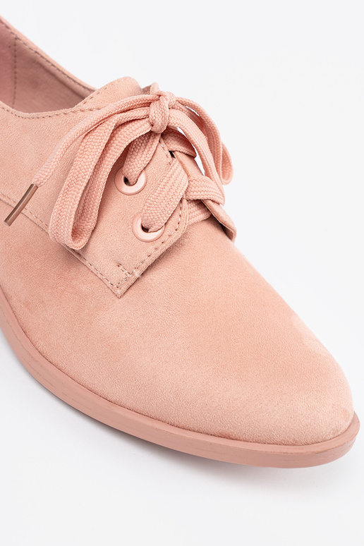 Helle rosa Halbschuhe