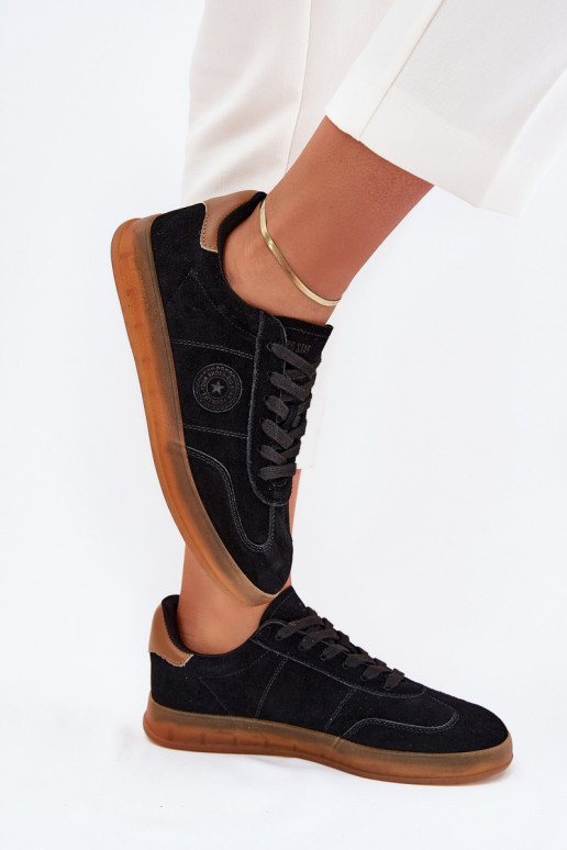 van suède Sneakers model schoenen Dames Big Star RR274851 HI-POLY SYSTEM zInart