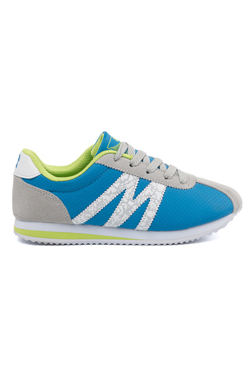 bleu-couleur grise chaussures de sport 2