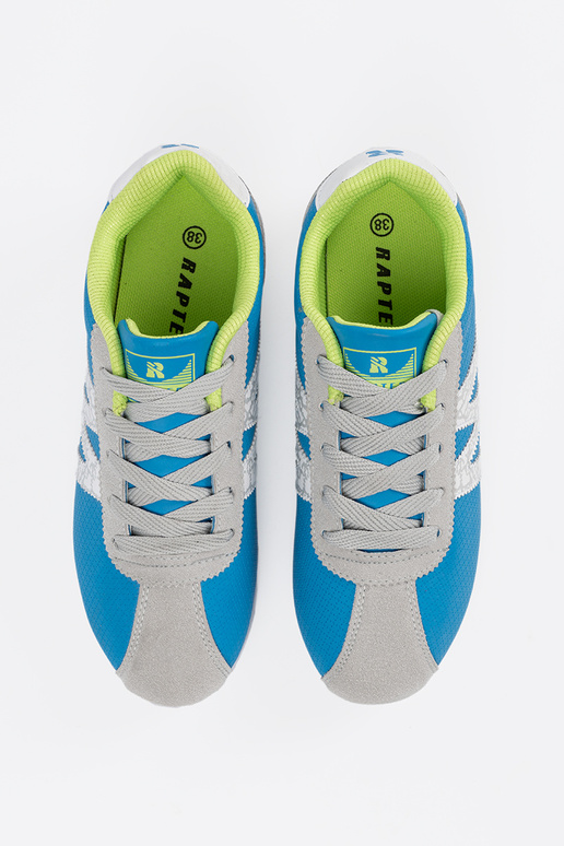 bleu-couleur grise chaussures de sport