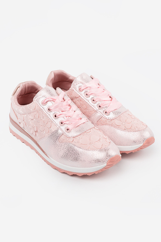 roze Sneakers z kIniatoInym motyInem