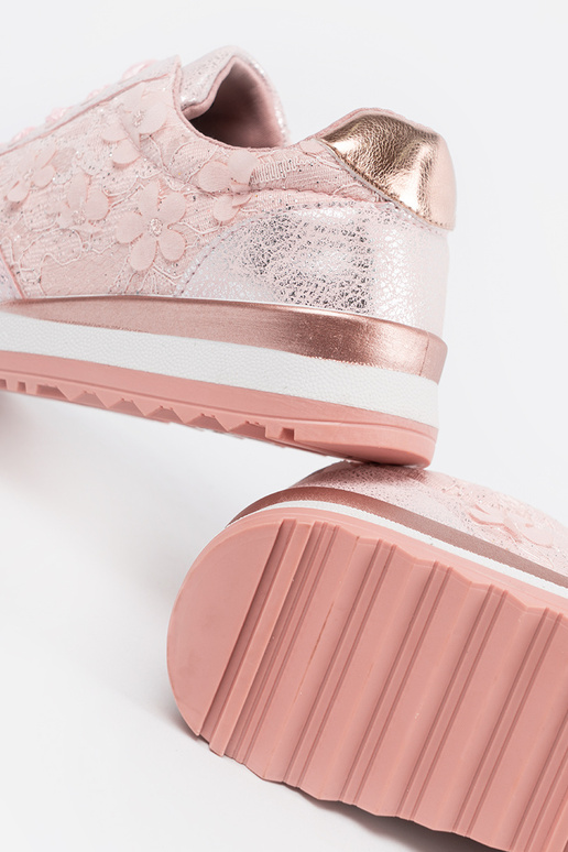 roze Sneakers z kIniatoInym motyInem