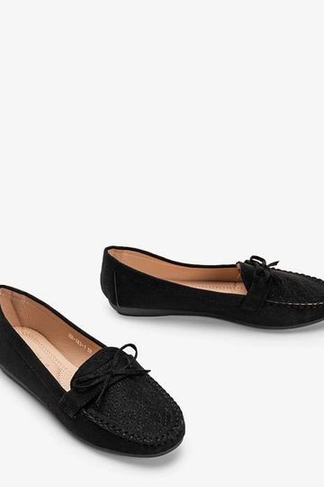 Zwarte mocassins met... 2