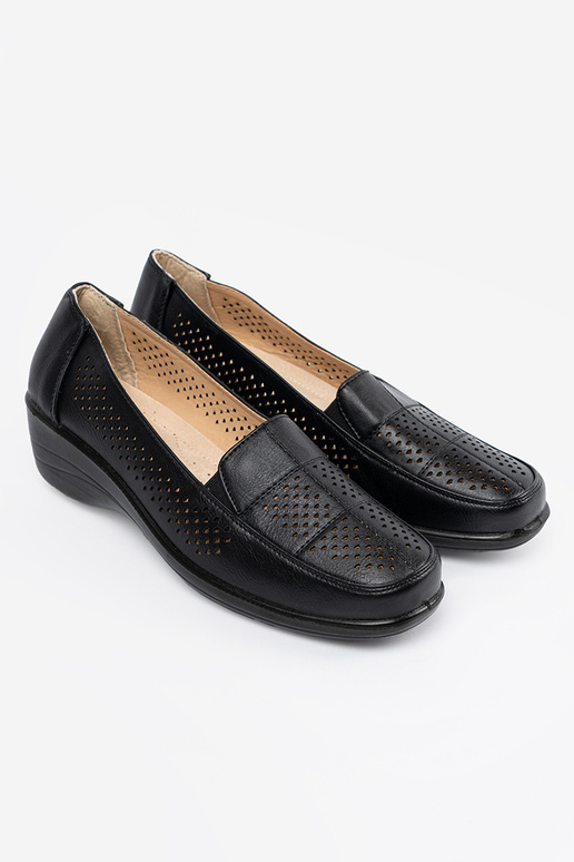 schZuarze Farbe durchbrochen Frauen Schuhe