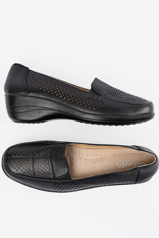 schZuarze Farbe durchbrochen Frauen Schuhe