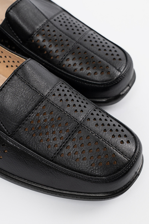 couleur noire ajouré chaussures de femme