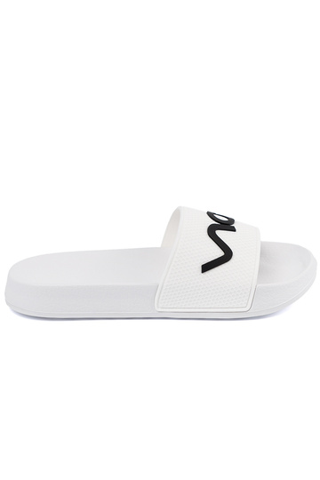 couleur blanche Chaussons avec une note 2