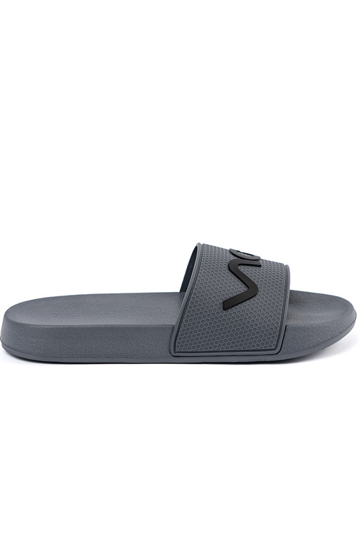 couleur grise Chaussons avec une note