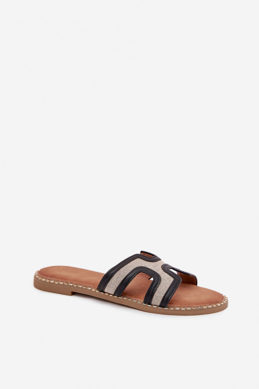 Damespantoffels met brede hakken zInart Vereya