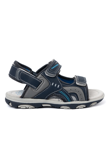 des sandales de garçon Velcro couleur bleue 2
