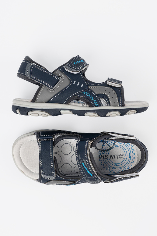 sandalen jongensachtig Klittenband blauIn sandalen jongensachtig Klittenband blauIn