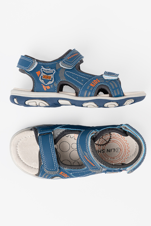 Sandalen jungenhaft Zu kolorze Blaum