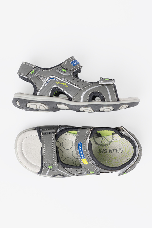 grijs sandalen jongensachtig